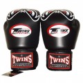 Twins Special FBGVL3-25 Боксерские Перчатки "No Fear" Тайский Бокс Черные