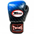 Twins Special FBGVL3-TW1 Боксерские Перчатки Тайский Бокс Черно-Синие