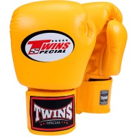 Детские Боксерские Перчатки Twins Special BGVL3 Тайский Бокс Желтые