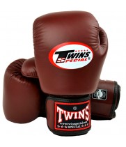 Детские Боксерские Перчатки Twins Special BGVL3 Тайский Бокс Темно-Коричневый