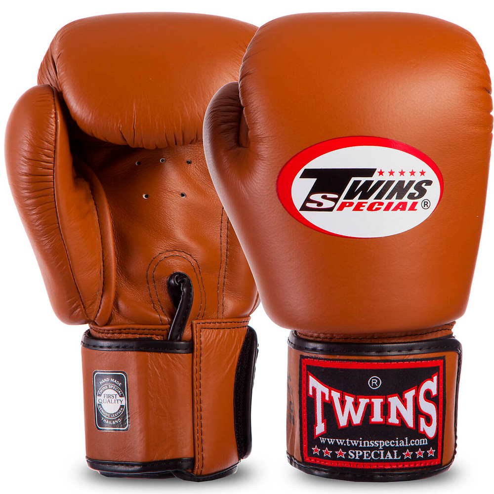 Twins Special BGVL3 Боксерские Перчатки Тайский Бокс Коричневые