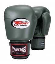 Twins Special BGVL3 Боксерские Перчатки Тайский Бокс Зеленая Олива