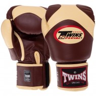 Twins Special BGVL13 Боксерские Перчатки Тайский Бокс Brown-Cream