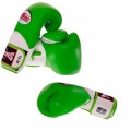 Twins Special BGVL11 Боксерские Перчатки Тайский Бокс Зелено-Белые