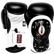 Twins Special BGVL6-MK Боксерские Перчатки Тайский Бокс Черно-Белые