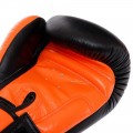 Twins Special BGVL3-2T Боксерские Перчатки Тайский Бокс Черно-Оранжевые