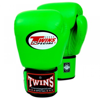 Twins Special BGVL3 Боксерские Перчатки Тайский Бокс Лайм