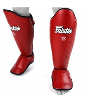Fairtex SP5 Защита Голени "Competition" Красный