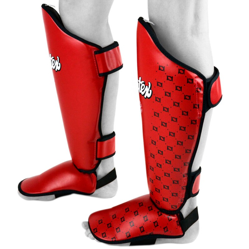 Fairtex SP5 Защита Голени "Competition" Красный