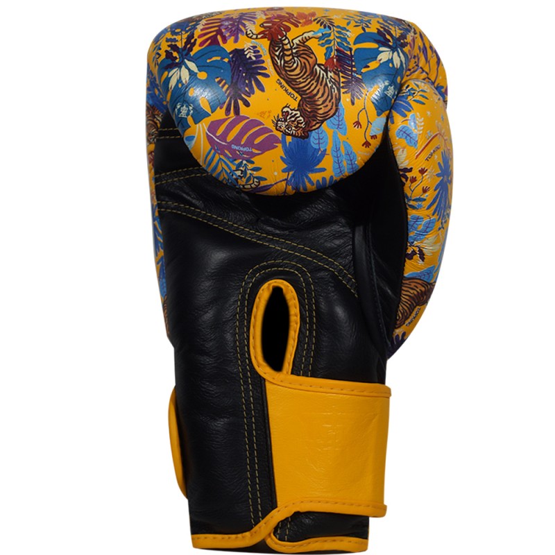 Top King "Wild Tiger" Боксерские Перчатки Тайский Бокс Yellow