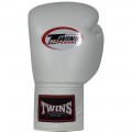 Twins Special BGLL1 Боксерские Перчатки Тайский Бокс Шнурки Белые