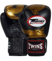 Twins Special  FBGVL3-23 Боксерские Перчатки Тайский Бокс Черно-Золотые