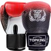 Top King "Super Star" Боксерские Перчатки Тайский Бокс Красные