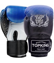 Top King "Super Star" Боксерские Перчатки Тайский Бокс Синие