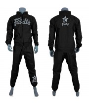 Fairtex VS3 Костюм Cауна Сгонка "Vinyl Sweat Suit" Черно-Серая