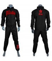 Fairtex VS3 Костюм Cауна Сгонка "Vinyl Sweat Suit" Черно-Красная