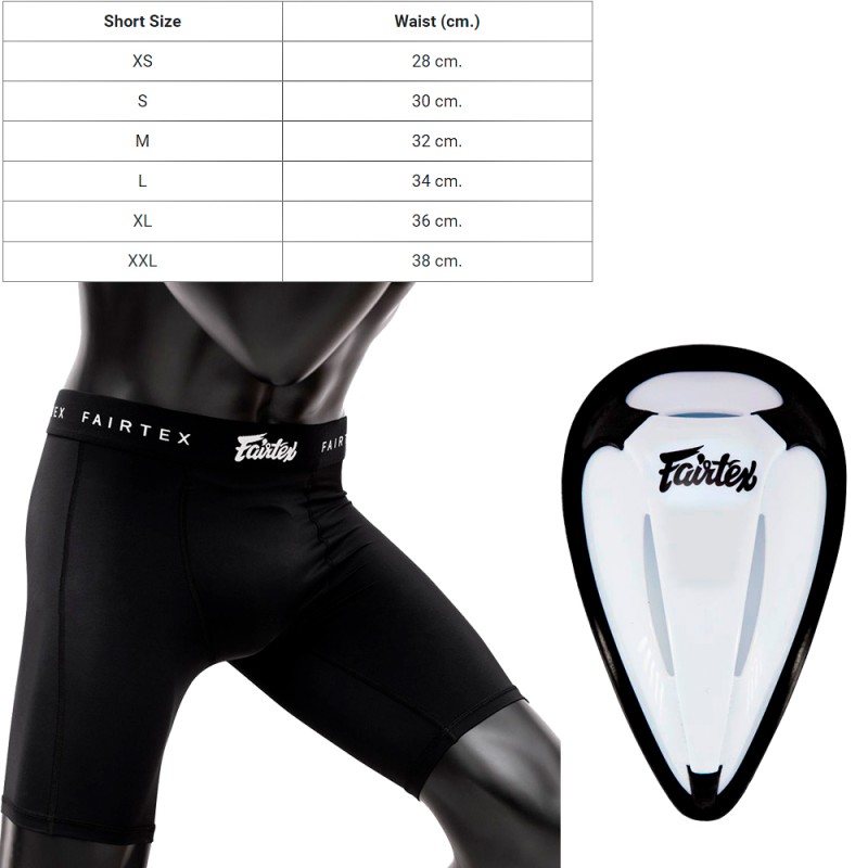 Fairtex GC3 Эластик Тайтсы Компрессионные с Защитой Паха