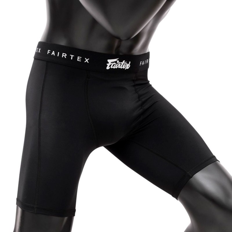 Fairtex GC3 Эластик Тайтсы Компрессионные с Защитой Паха