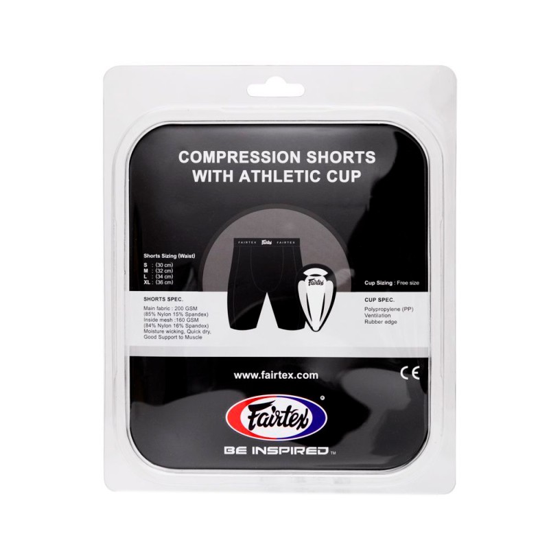 Fairtex GC3 Эластик Тайтсы Компрессионные с Защитой Паха