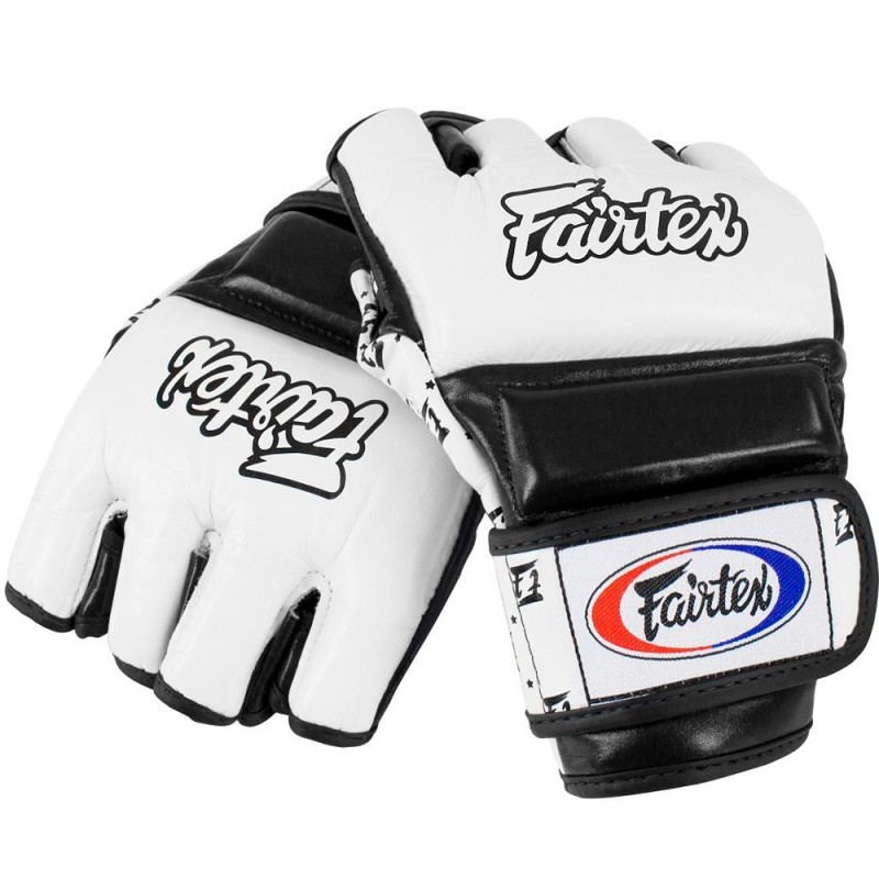 Fairtex FGV17 ММА Перчатки Бело-Черные