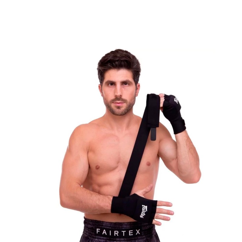 Fairtex HW3 Быстрые Боксерские Бинты Черные