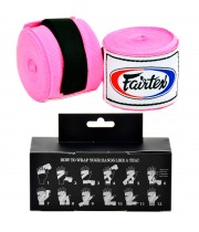 Fairtex HW2 Бинты Боксерские Тайский Бокс Розовые