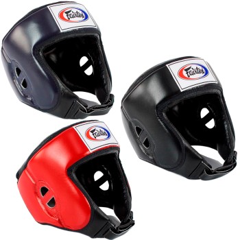 Fairtex HG9 Боксерский Шлем Тайский Бокс Для Соревнований Закрытая Макушка "Muay Thai & Kickboxing Competition"