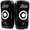 Fairtex KPLC2 Пады Тайский Бокс "Standart Curved Kick Pads" Черно-Белый