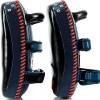 Fairtex KPLC2 Пады Тайский Бокс "Standart Curved Kick Pads" Черно-Белый