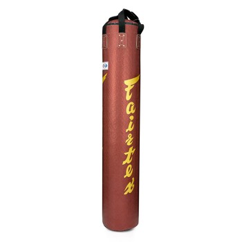 Fairtex HB6PY Мешок Боксерский Тайский Банан "Muay Thai Banana Bag Python Print” Красно-Золотой