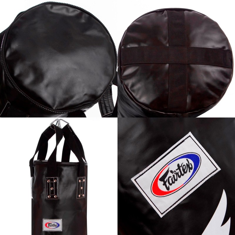 Fairtex HB6 Мешок Боксерский Тайский Банан "Muay Thai Banana Bag" Черный