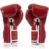 Fairtex BGV9 Боксерские Перчатки Мексиканский Стиль "Heavy Hitter's" Красные
