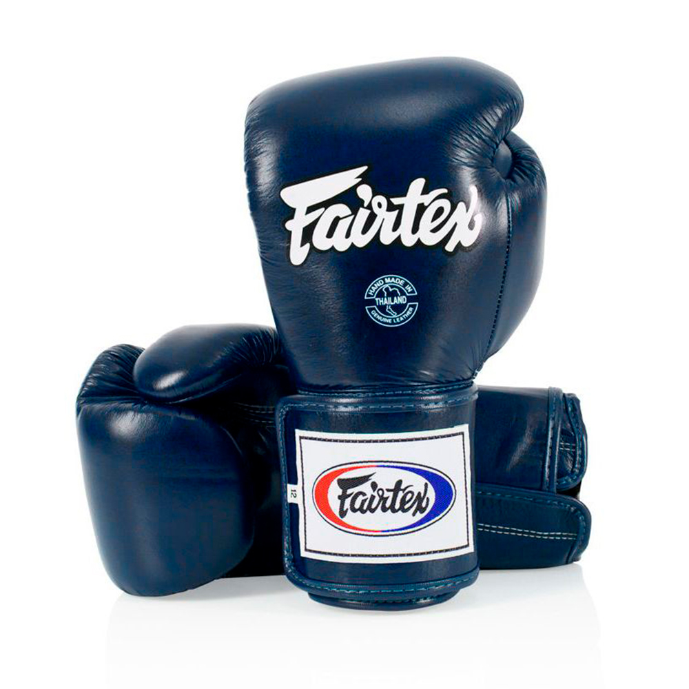 Fairtex BGV5 Боксерские Перчатки Тайский Бокс "Super Sparring" Синие