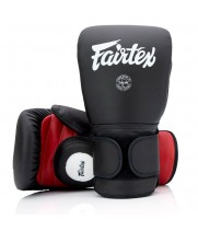 Fairtex BGV13 Перчатки-Лапы Боксерские Черно-Красные