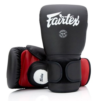 Fairtex BGV13 Перчатки-Лапы Боксерские Черно-Красные