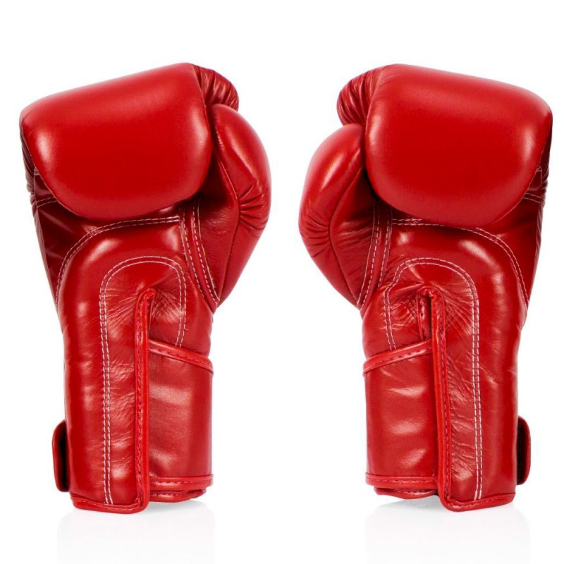 Fairtex BGV6 Боксерские Перчатки Тайский Бокс "Stylish Angular Sparring" Красные