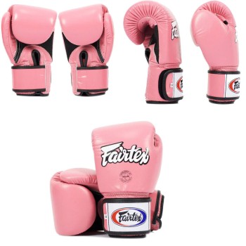 Fairtex BGV1-BR "Breathable" Боксерские Перчатки c Сеткой Розовые