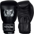 Top King "Ultimate" Боксерские Перчатки Тайский Бокс Черные