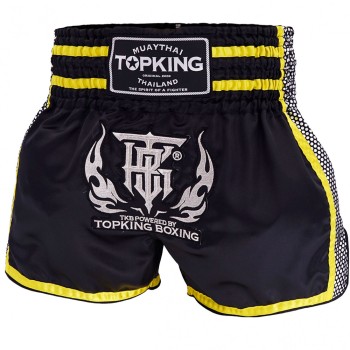 Top King TKTBS-239 Шорты Тайский Бокс Желтая Вставка