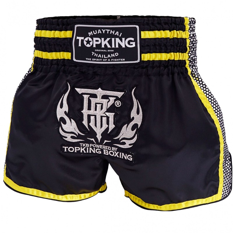 Top King TKTBS-239 Шорты Тайский Бокс Желтая Вставка