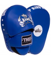 Top King TKFMS Лапы Боксерские Тайский Бокс Гнутые Синие