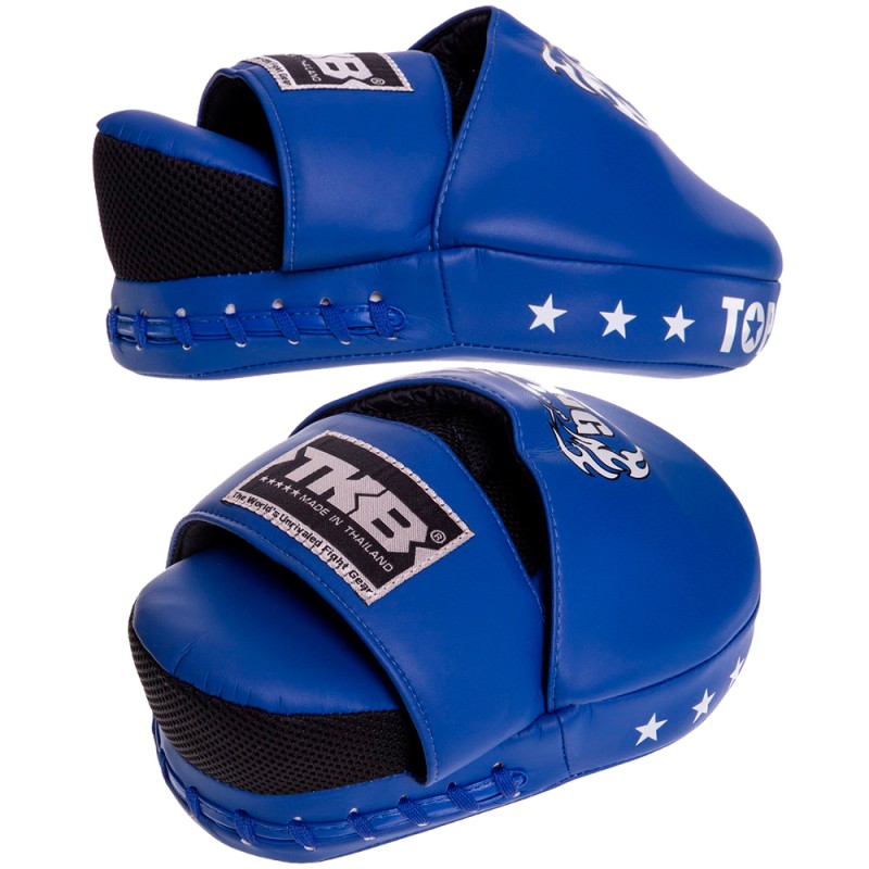 Top King TKFMS Лапы Боксерские Тайский Бокс Гнутые Синие