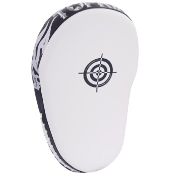 Top King TKFME "Kanok" Лапы Боксерские Тайский Бокс Узор Бело-Черные