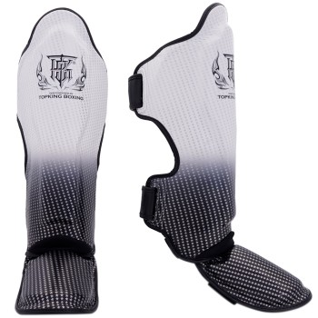 Top King TKSGSS-01 Защита Голени Тайский Бокс "Super Star" Серебряный