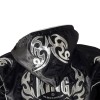 Top King TKTRS-005 Тренировочный Костюм Тайский бокс Черный с Серебром	