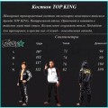 Top King TKTRS-006 Тренировочный Костюм Тайский бокс Черный с Золотом	