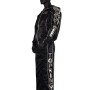 Top King TKTRS-005 Тренировочный Костюм Тайский бокс Черный с Серебром	