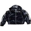 Top King TKTRS-005 Тренировочный Костюм Тайский бокс Черный с Серебром	