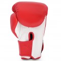 Top King "Super" Боксерские Перчатки Тайский Бокс Красно-Белые