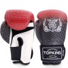 Top King "Super Star" Боксерские Перчатки Тайский Бокс с Сеткой Красные